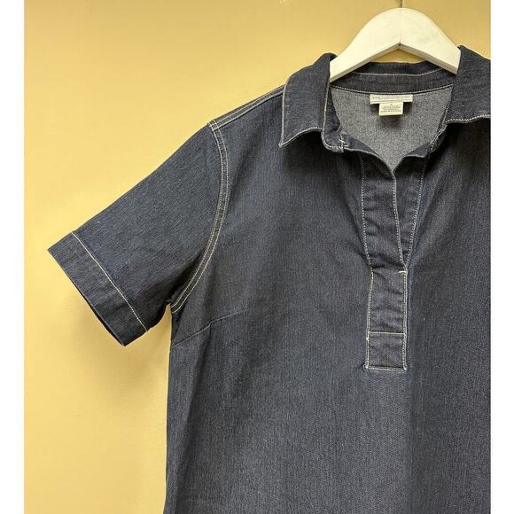 Liz Claiborne Navy Denim Mini Dress - Picture 3 of 6